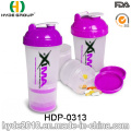 600ml BPA livre proteína plástico inteligente Shaker garrafa (HDP-0313)